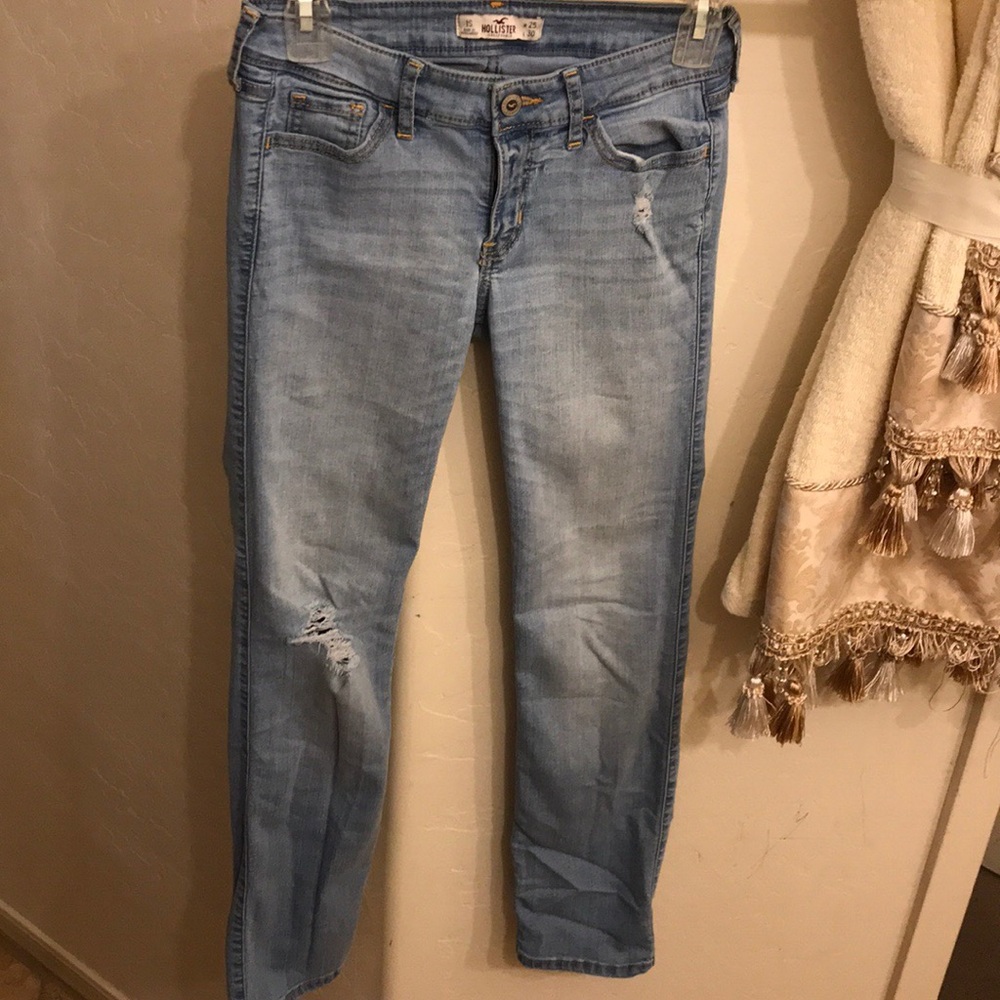Hollister Light Wash Bootcut Jeans